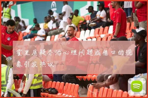 霍里质疑乔治心理问题成借口的现象引发热议